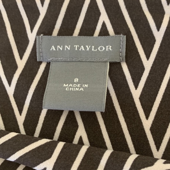 Ann Taylor Geometric Print Dress Size 8 - Picture 5 of 8